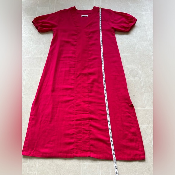 80.LAKE Women’s V-Neck Long Cotton Dress. Size :L - Picture 9 of 16